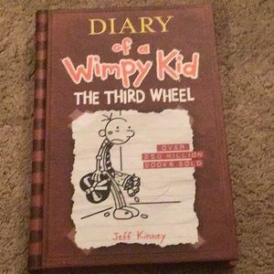 Diary of a Wimpy Kid book 7 The Third Wheel Hardcover New